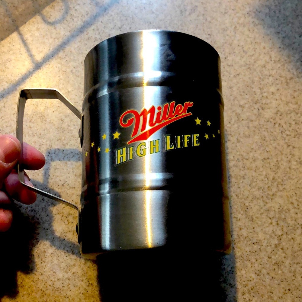 Miller High Life Aluminum Mug used